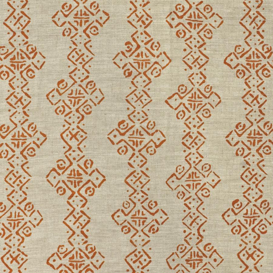 Sample BFC-3674.12.0 Mali Orange Ethnic Lee Jofa Fabric