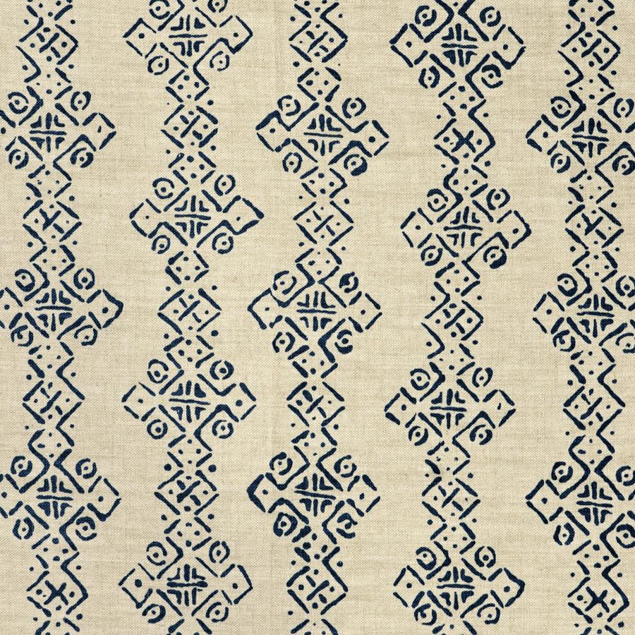 Sample BFC-3674.50.0 Mali Blue Ethnic Lee Jofa Fabric