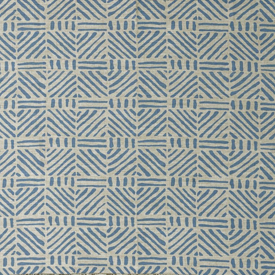 Sample BFC-3681.5.0 Linwood Blue Ethnic Lee Jofa Fabric