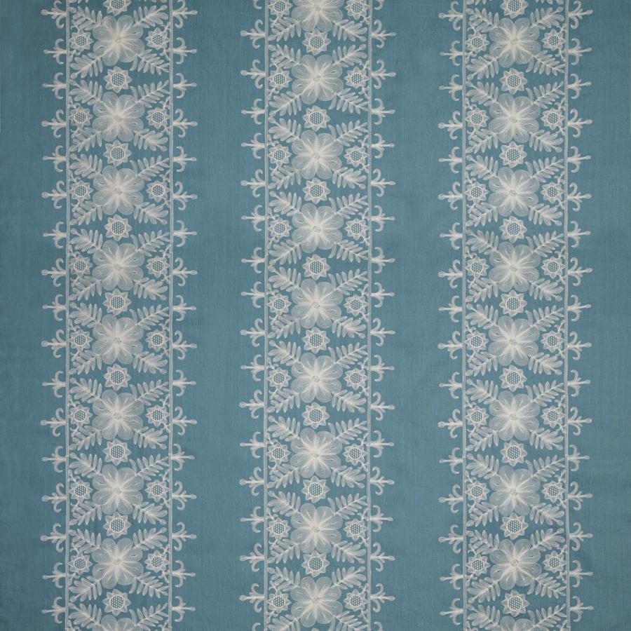 Sample BFC-3684.15.0 Angelica Blue Botanical Lee Jofa Fabric