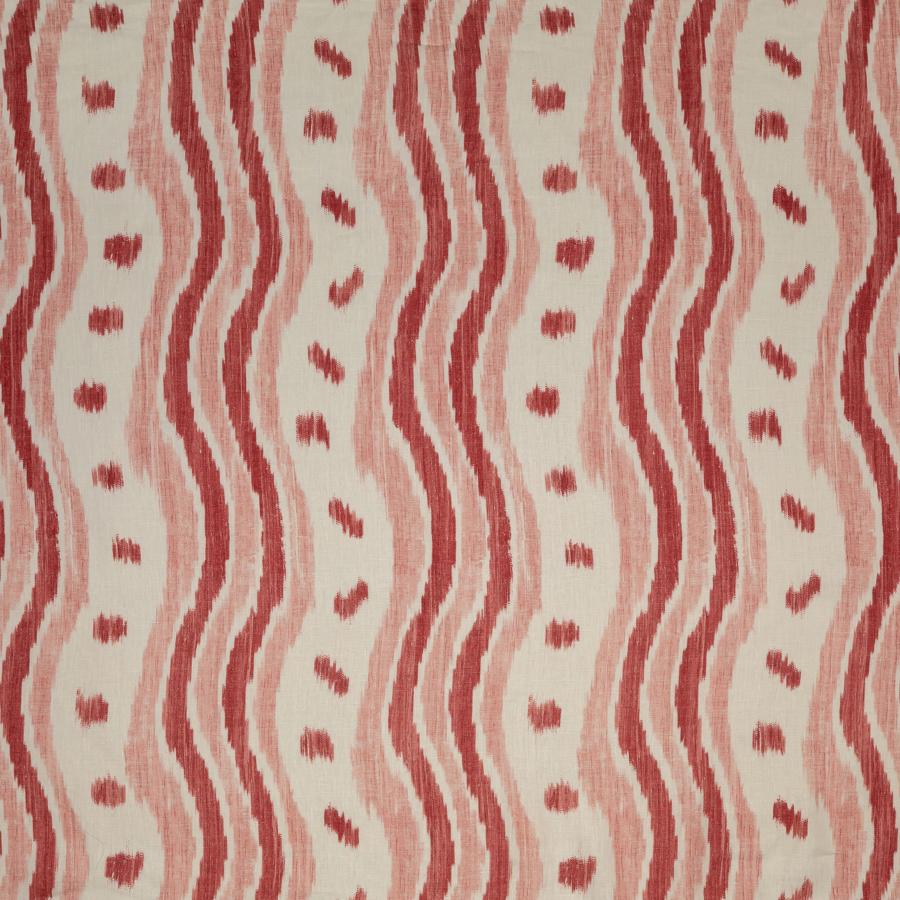 Sample BFC-3687.917.0 Ikat Stripe, Coral by Lee Jofa Fabric