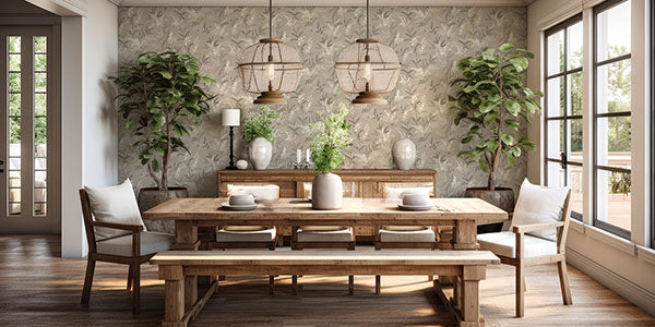 Purchase BG5908 Brewster Wallpaper, Olivia Beige Floral - Belgravia Decor12