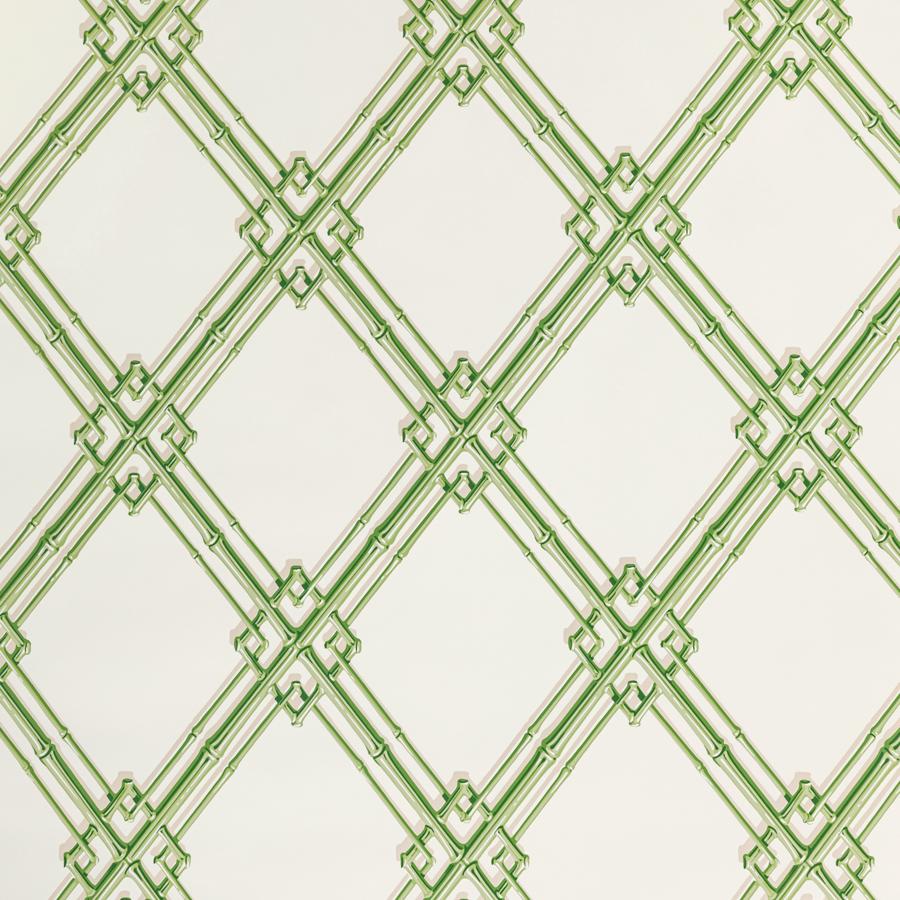 Sample BR-69411.3.0 Treillage De Bambou, Leaf by Brunschwig and Fils Wallpaper