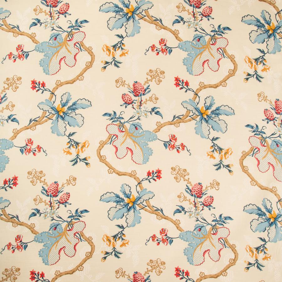 Sample - Br-79355.195.0 | Fabriano Cotton And Linen Print, Cevennes - Brunschwig & Fils Fabric