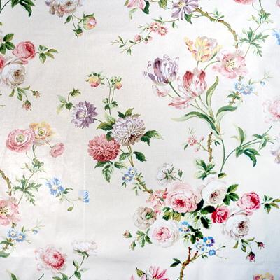 Sample BR-79602.014.0 Bien-Aimee Cotton Print Beige Botanical Brunschwig and Fils Fabric