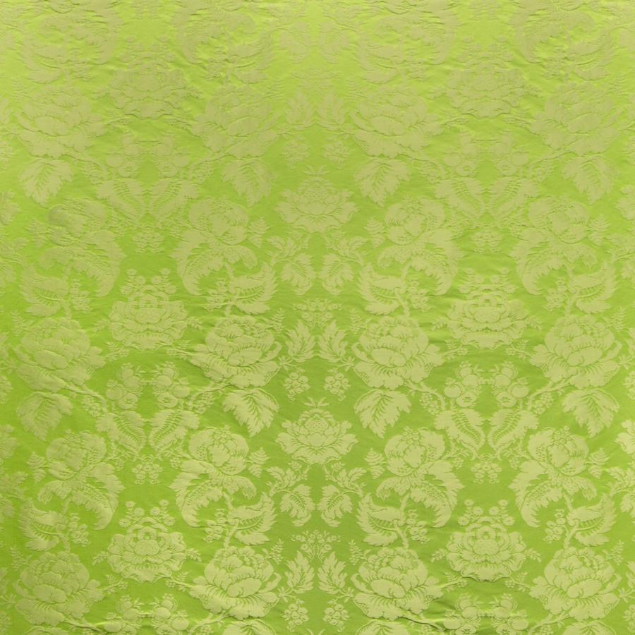 Sample BR-81035-33 Moulins Damask Green Damask Brunschwig and Fils Fabric