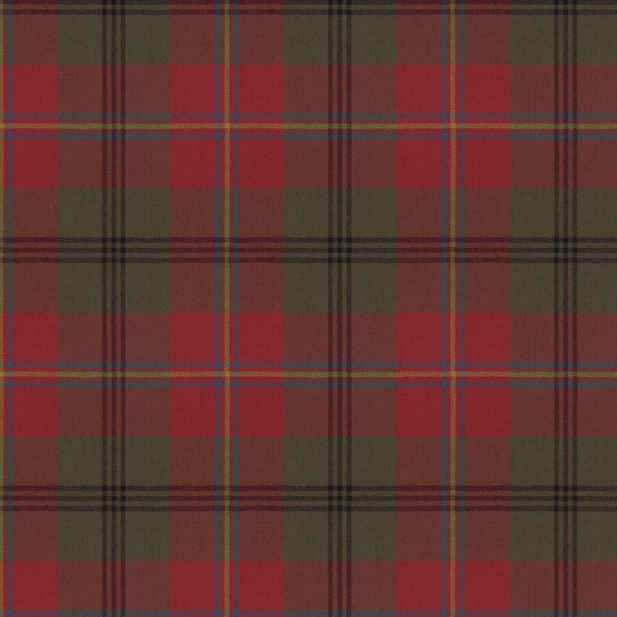 Sample BR-89523-196 Millbrook Wool Plaid Redwood Check/Plaid Brunschwig and Fils Fabric