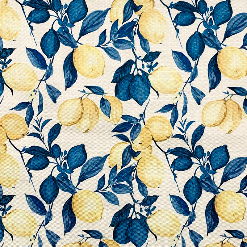 Order 9999 Correa Cobalt Blue Yellow Magnolia Fabric