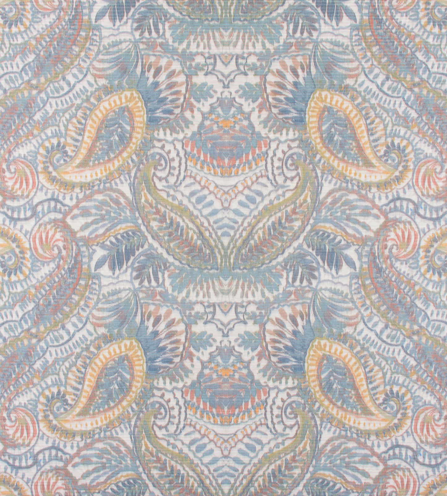 Purchase Old World Weavers Fabric Pattern number E5 00016855, Indra Slate Blue/Multi 1