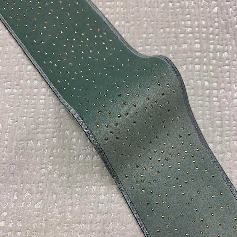 Sample 9395 Estella Tape Seaglass, Aqua/Teal, Light Blue by Magnolia Fabric
