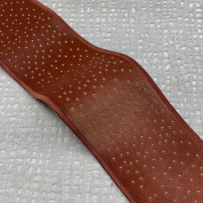 Sample 9392 Estella Tape Sorbet, Coral/Peach by Magnolia Fabric