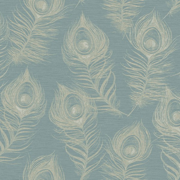 Purchase Ev3943 | Casual Elegance, Regal Peacock - Candice Olson Wallpaper