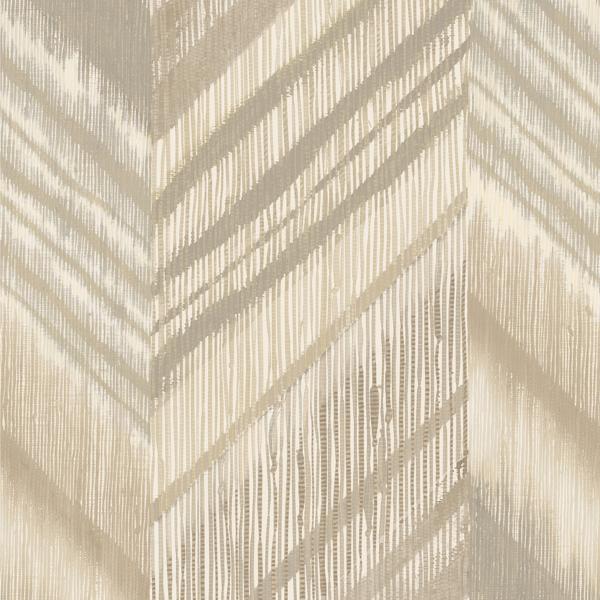 Sample - Ew15029.106.0 | Santa Fe, Beige Chevron - Threads Wallpaper