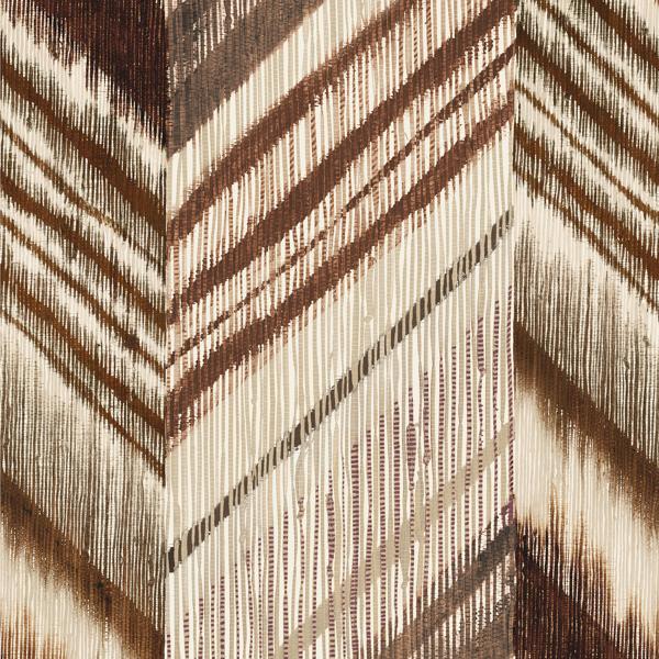 Sample - Ew15029.263.0 | Santa Fe, Brown Chevron - Threads Wallpaper