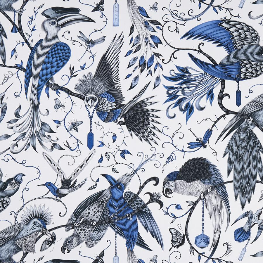 Sample F1108/01 Audubon Animal/Insect Clarke And Clarke Fabric