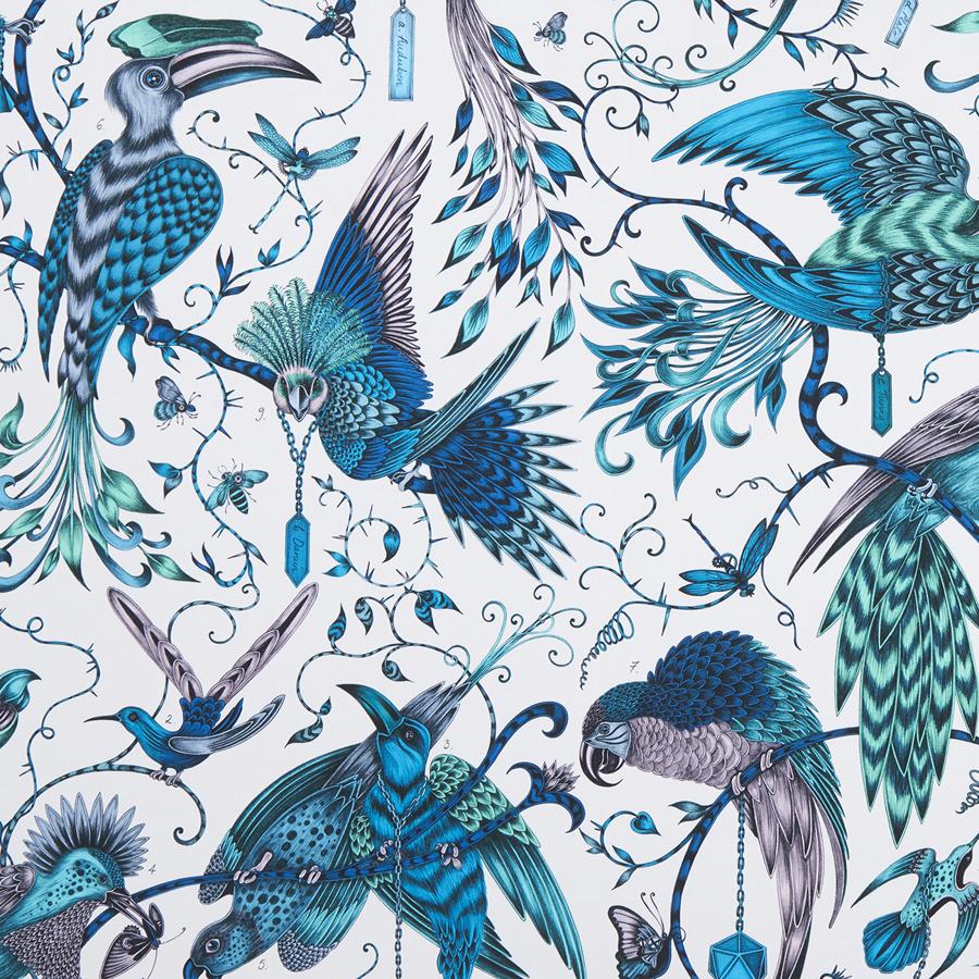 Select F1108/03 Audubon Animal/Insect by Clarke And Clarke Fabric