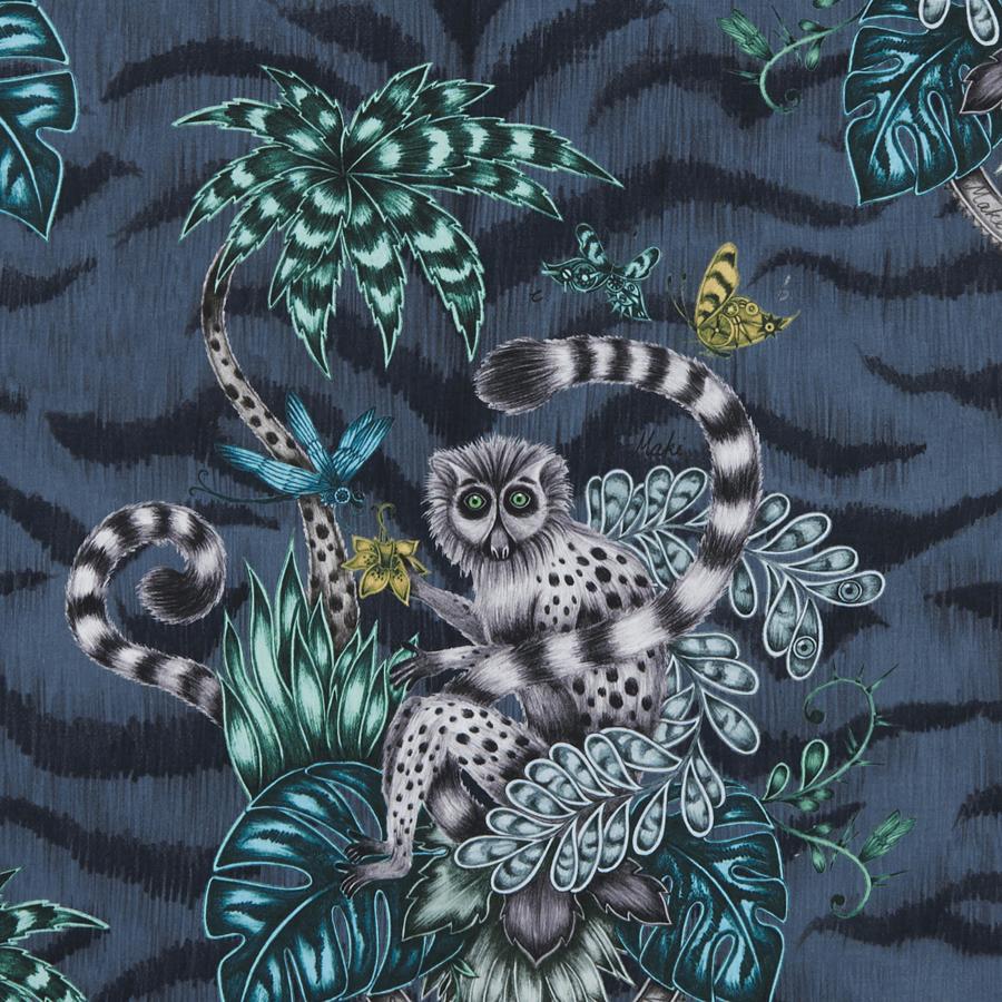Find F1112/03 Lemur Animal/Insect by Clarke And Clarke Fabric