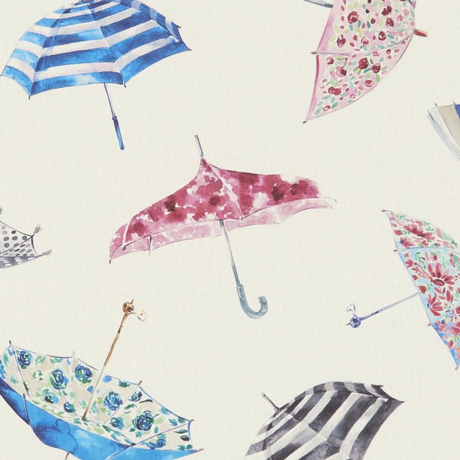 Sample F1274/01 Umbrellas Novelty Clarke And Clarke Fabric
