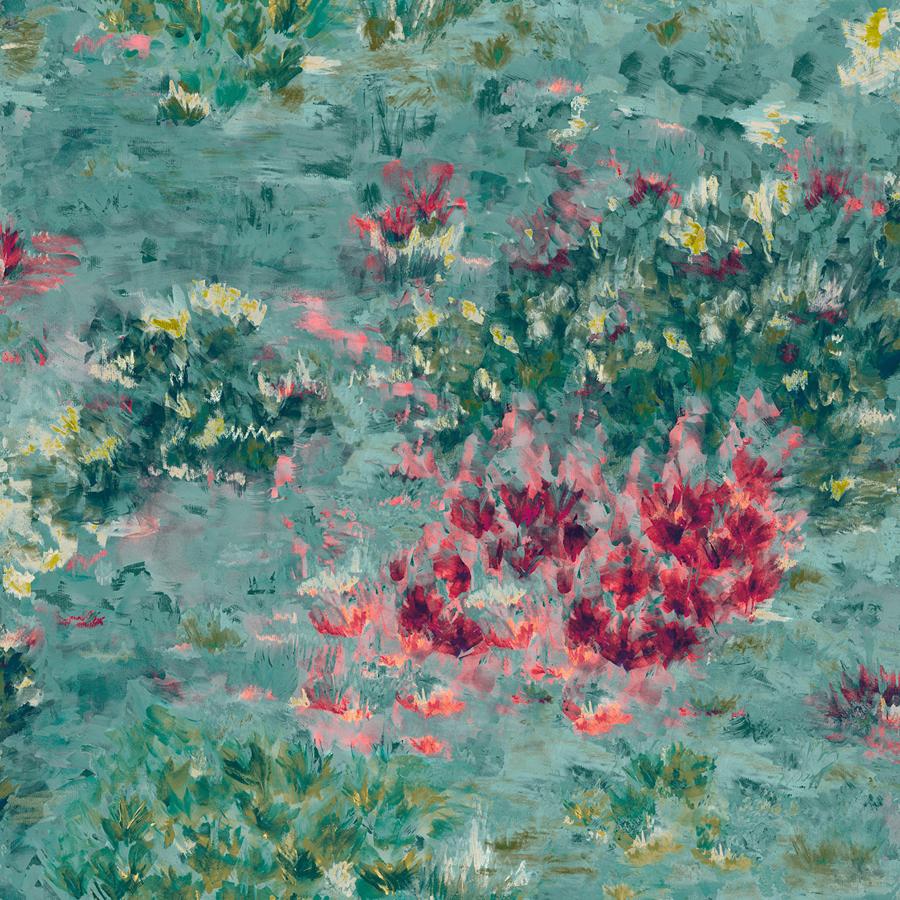 Sample F1298/04 Fiore Modern/Contemporary Clarke And Clarke Fabric