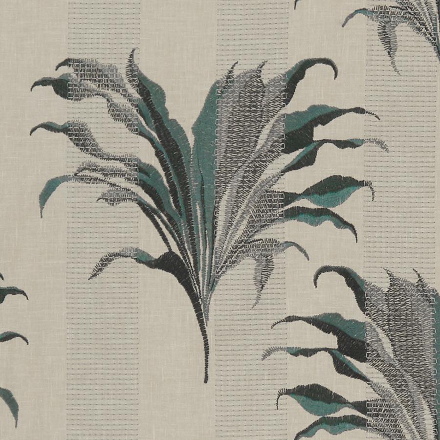 Sample F1303/04 Palma Botanical Clarke And Clarke Fabric