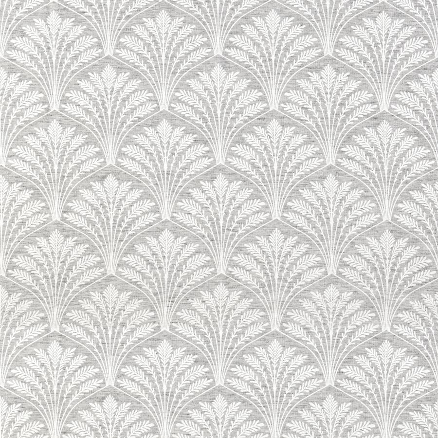 Sample F1413-03 Freja Charcoal Botanical Clarke And Clarke Fabric
