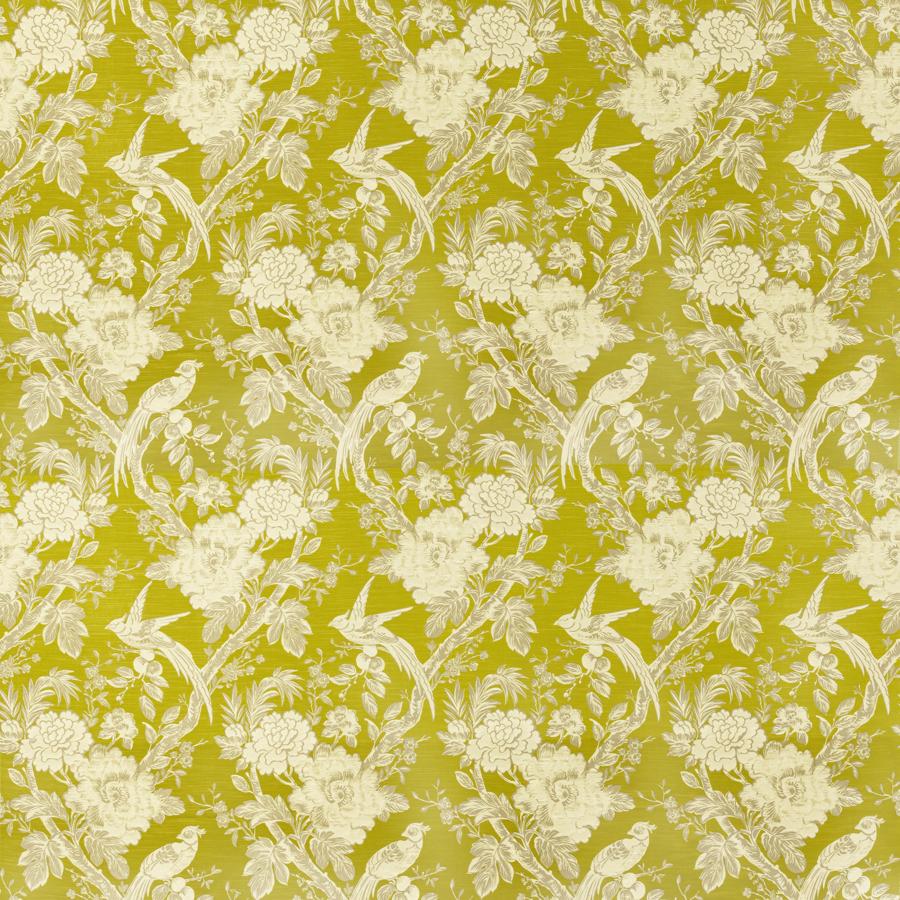 Select F1429/03 Avium Chartreuse Botanical by Clarke And Clarke Fabric