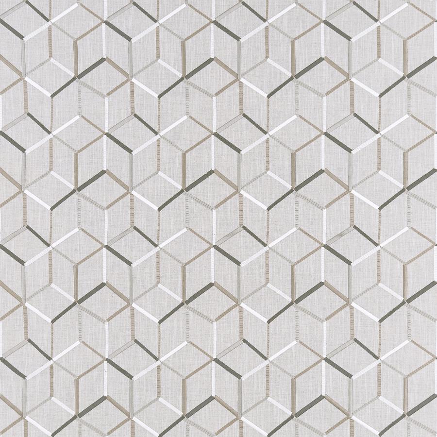 Select F1443/03 Linear Linen Geometric by Clarke And Clarke Fabric