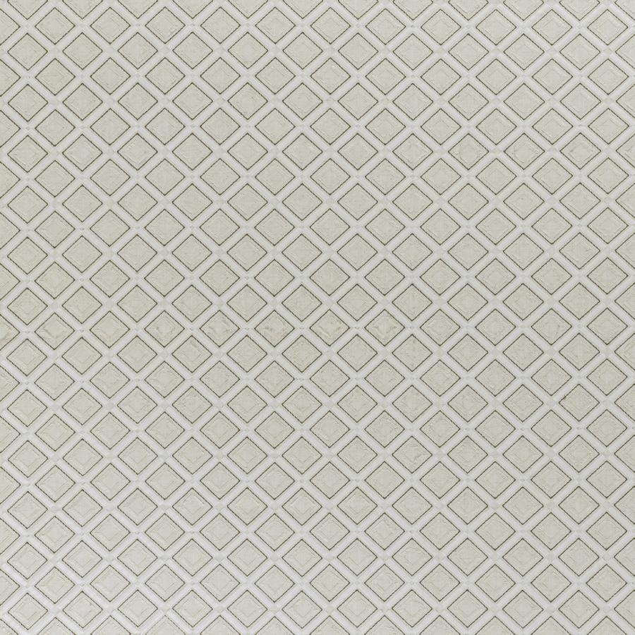 Sample F1448-01 Paragon Ivory/Linen Geometric Clarke And Clarke Fabric