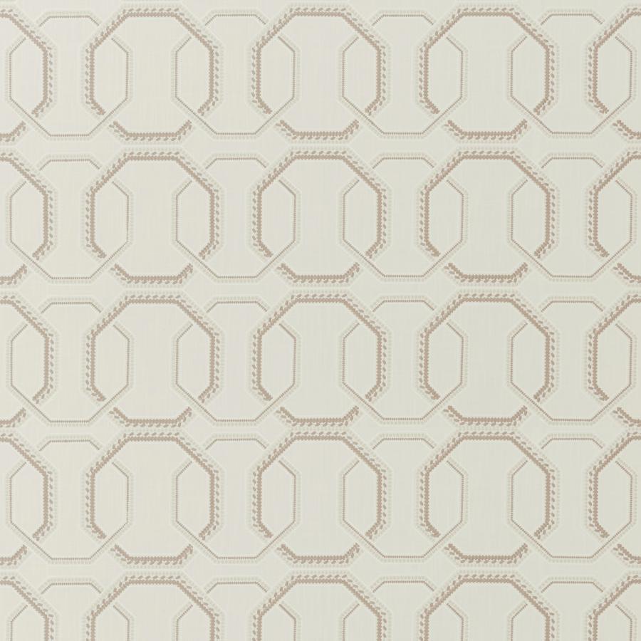 Save F1451/02 Repeat Ivory Geometric by Clarke And Clarke Fabric