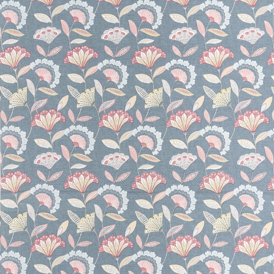 Select F1462/03 Bohemia Midnight Botanical by Clarke And Clarke Fabric