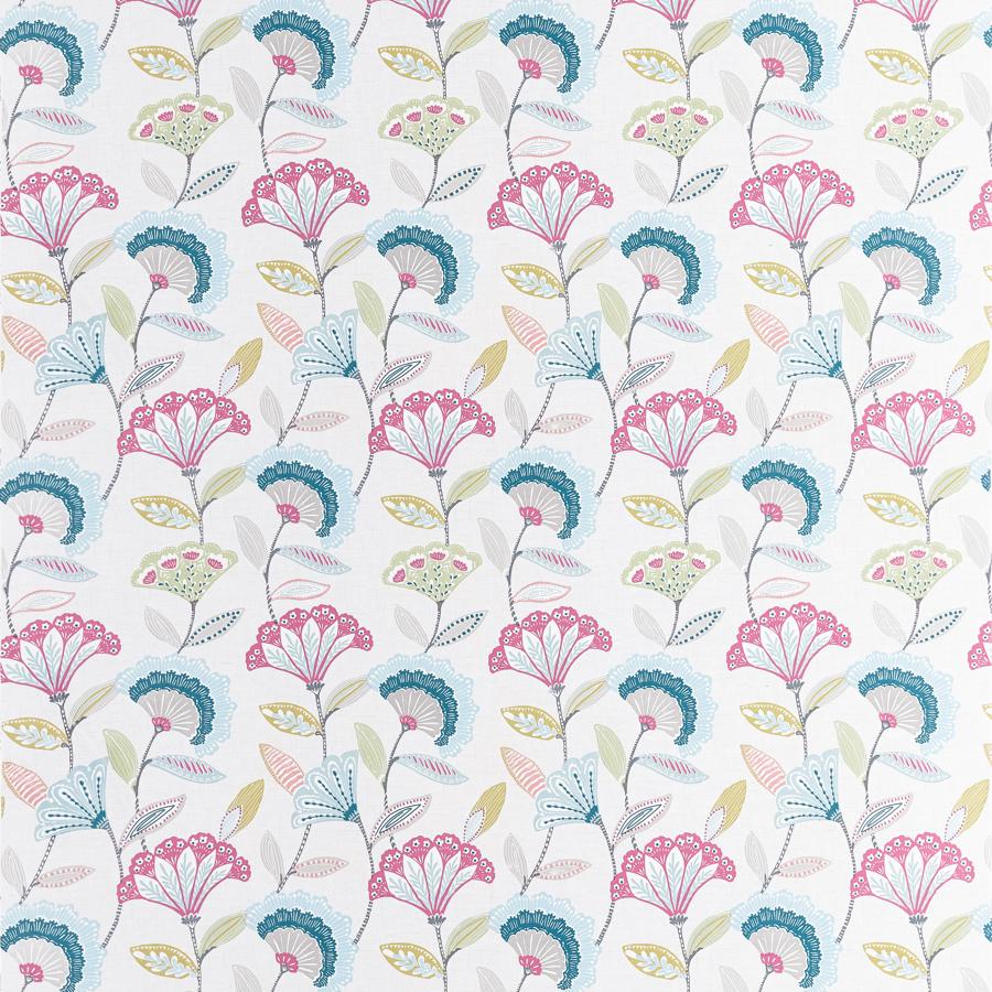 Looking F1462/05 Bohemia Summer Botanical by Clarke And Clarke Fabric