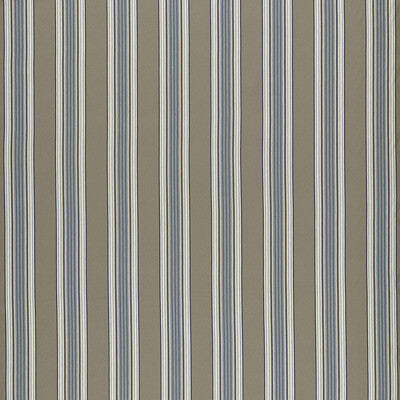 Sample -F1502/01 | Marylebone Denim/Linen Stripes - Clarke And Clarke Fabric