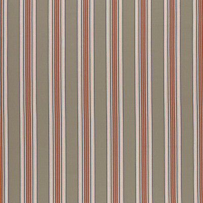 Sample -F1502/02 | Marylebone Navy/Rouge Stripes - Clarke And Clarke Fabric