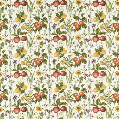 Sample -F1509/01 | Sorento Autumn Botanical & Floral - Clarke And Clarke Fabric