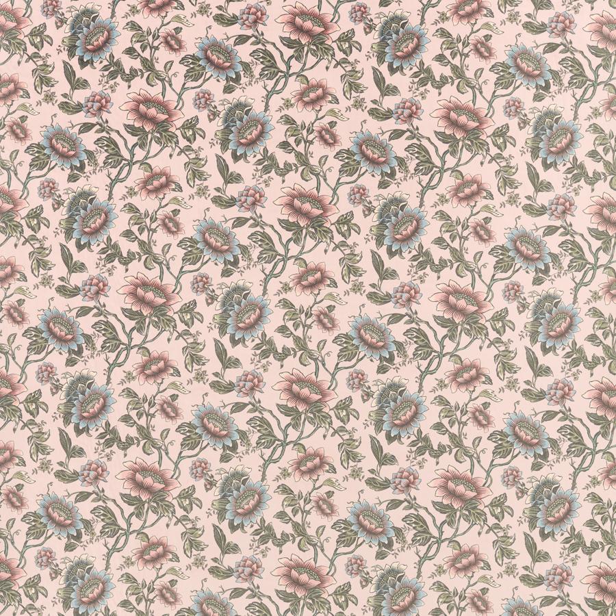 View F1590/01 Tonquin Blush Velvet Botanical and Floral by Clarke And Clarke Fabric