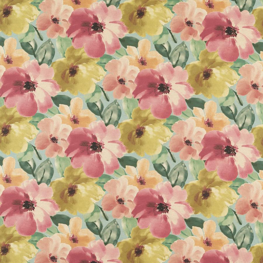 Sample - F1595/01 | Thea, Floral Flourish By Studio G For C&C - Clarke And Clarke Fabric - F1595/01.Cac.0
