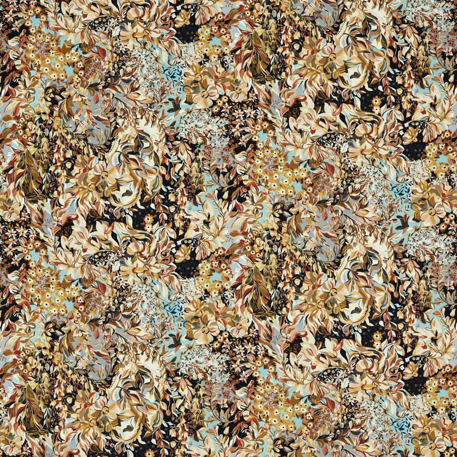 Sample - F1646/03 | Aubrey Velvet, Clarke & Clarke Ferndene - Clarke And Clarke Fabric - F1646/03.Cac.0