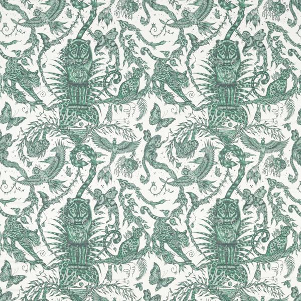 Sample - F1750/02.Cac.0 | Bosque Dreams Jacquard, Mythica By Emma J Shipley For C&C - Clarke And Clarke Fabric