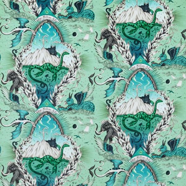 Sample - F1752/03.Cac.0 | Highlandia Velvet, Mythica By Emma J Shipley For C&C - Clarke And Clarke Fabric