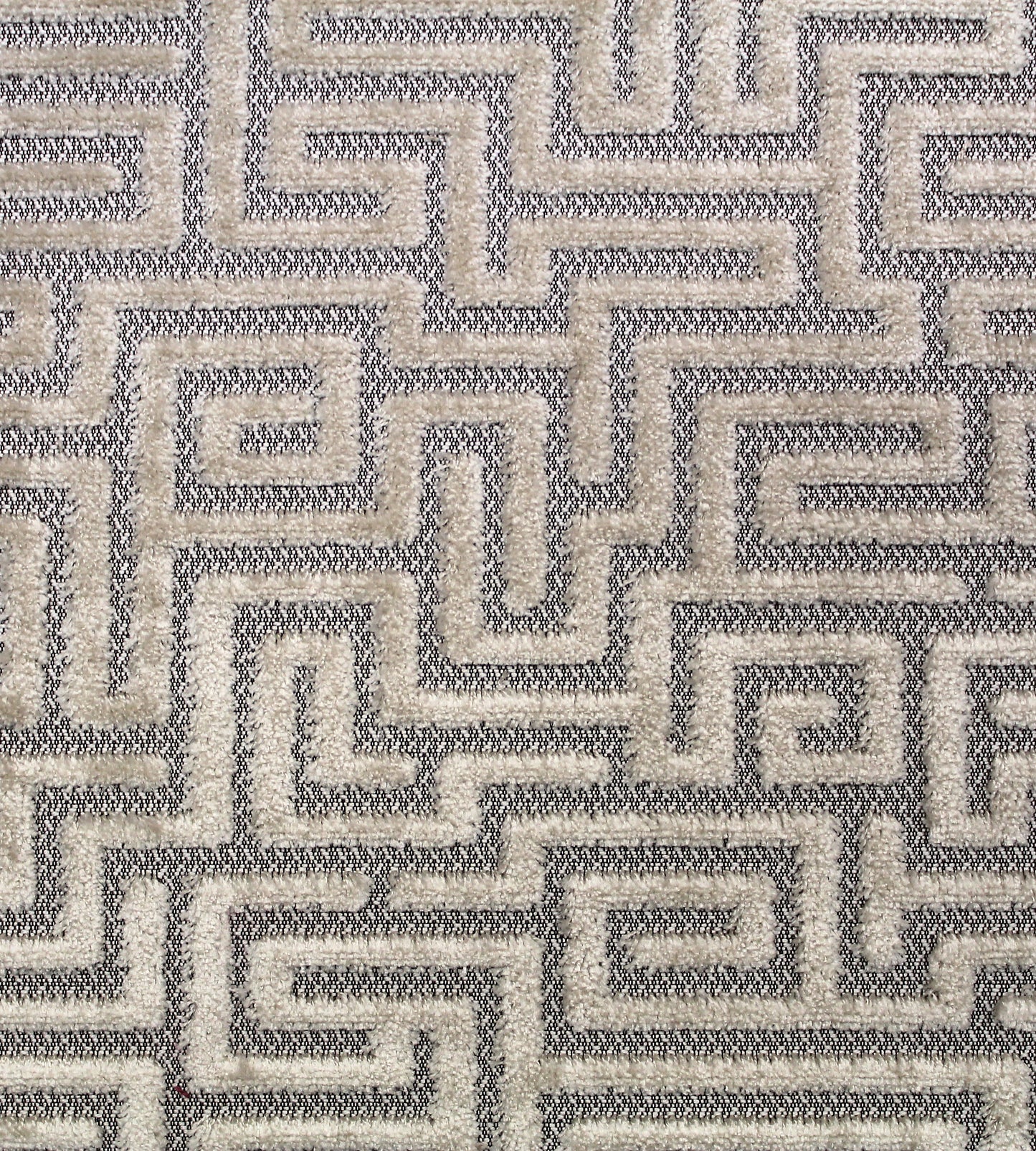 Purchase Old World Weavers Fabric Pattern number F3 00017002, Velluto Labirinto Cream 1