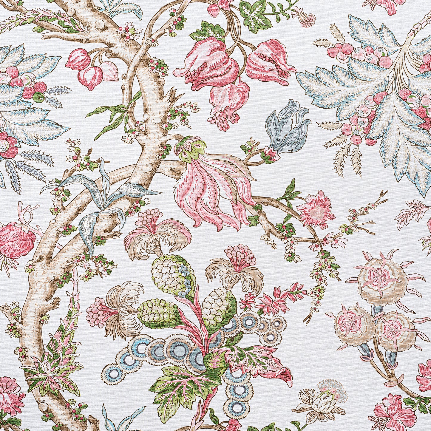 Buy samples of F910848 Chatelain Printed Heritage Thibaut Fabrics