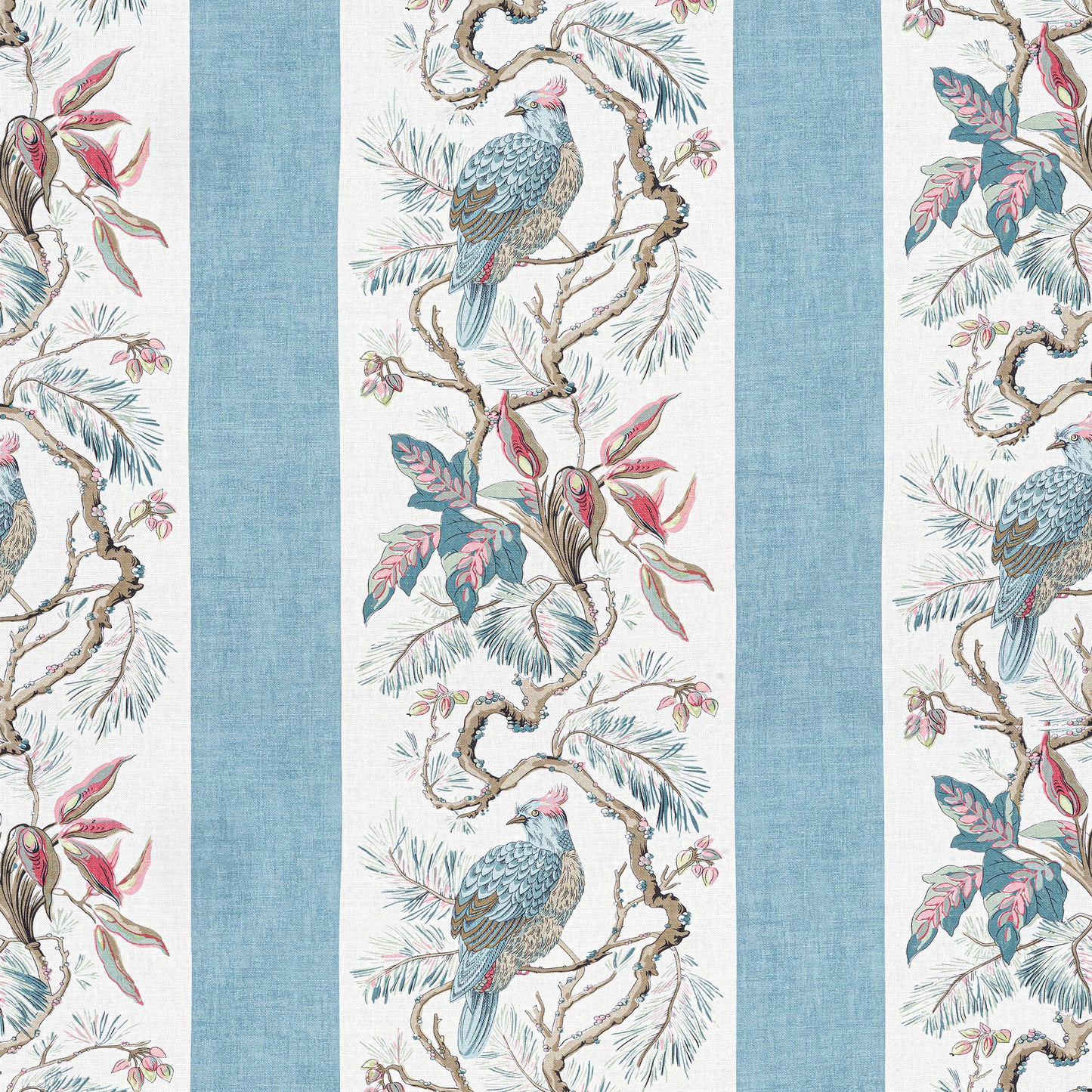 Buy samples of F910863 Williamson Printed Heritage Thibaut Fabrics