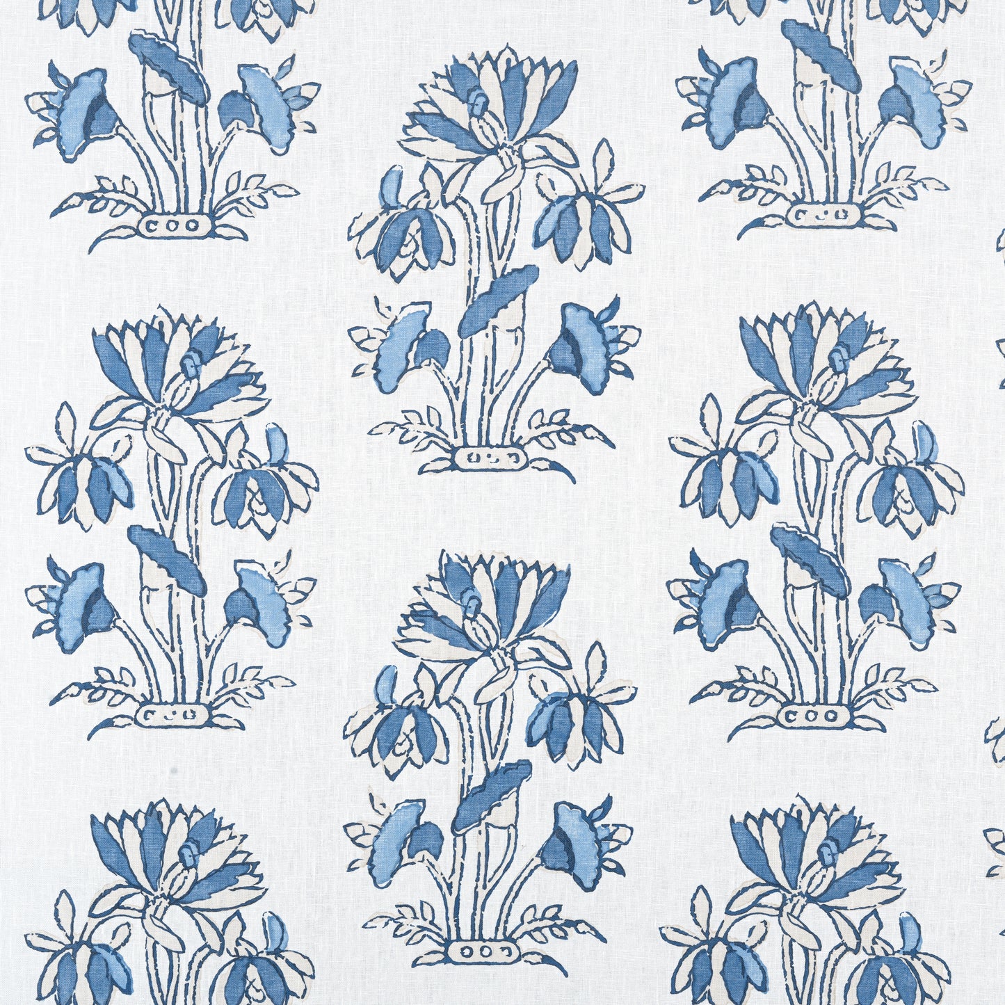 Buy samples of F913204 Lily Flower Printed Mesa Thibaut Fabrics