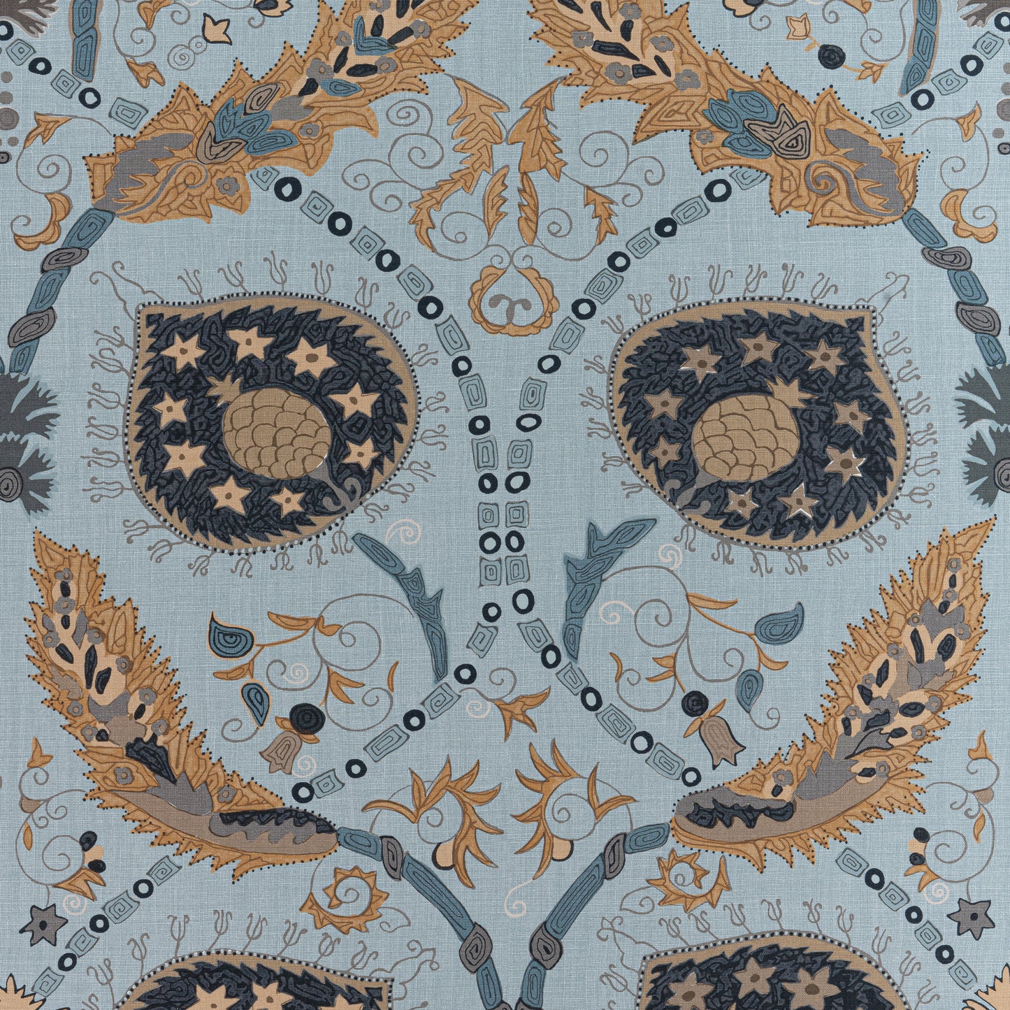 Buy samples of F913214 Lewis Printed Mesa Thibaut Fabrics