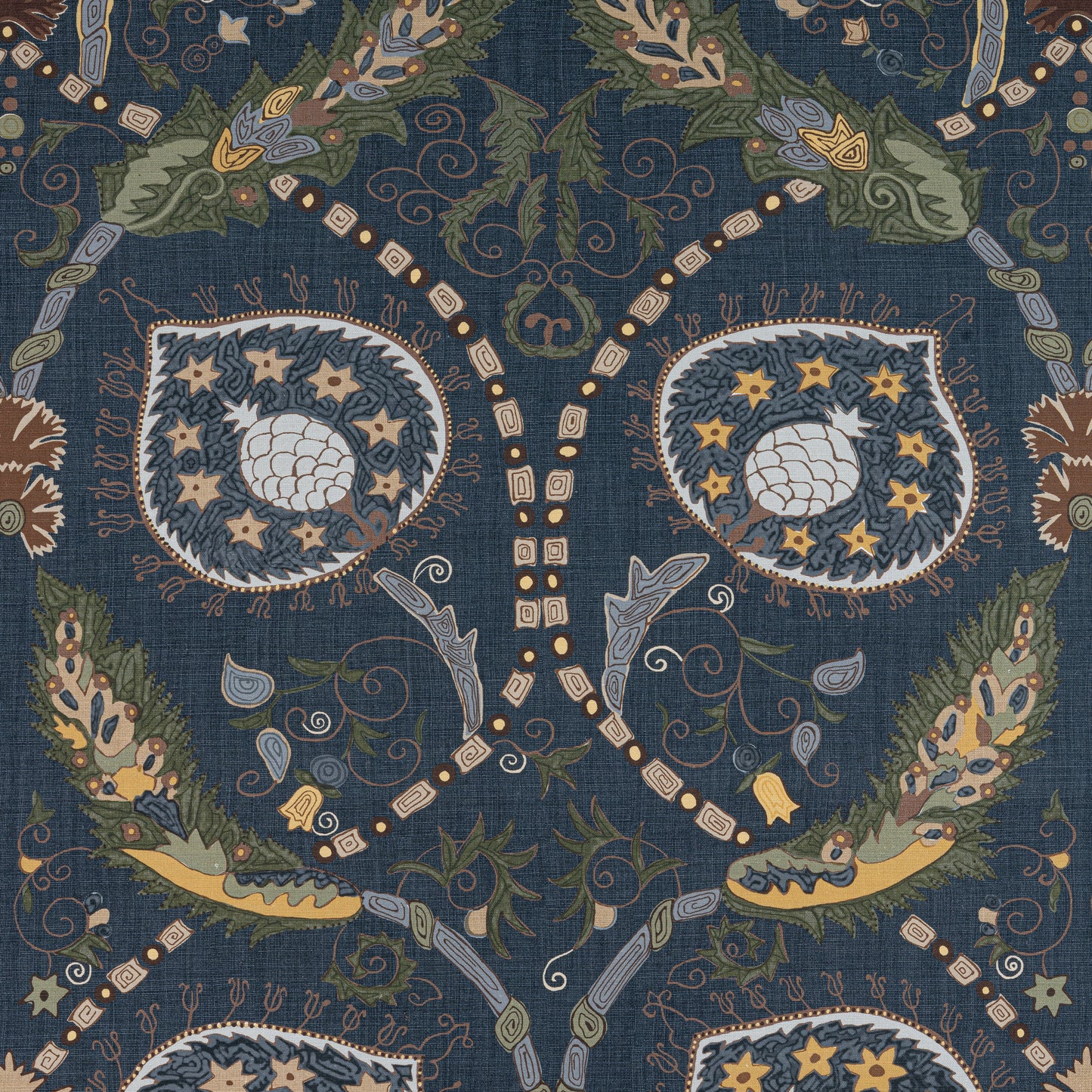 Buy samples of F913216 Lewis Printed Mesa Thibaut Fabrics