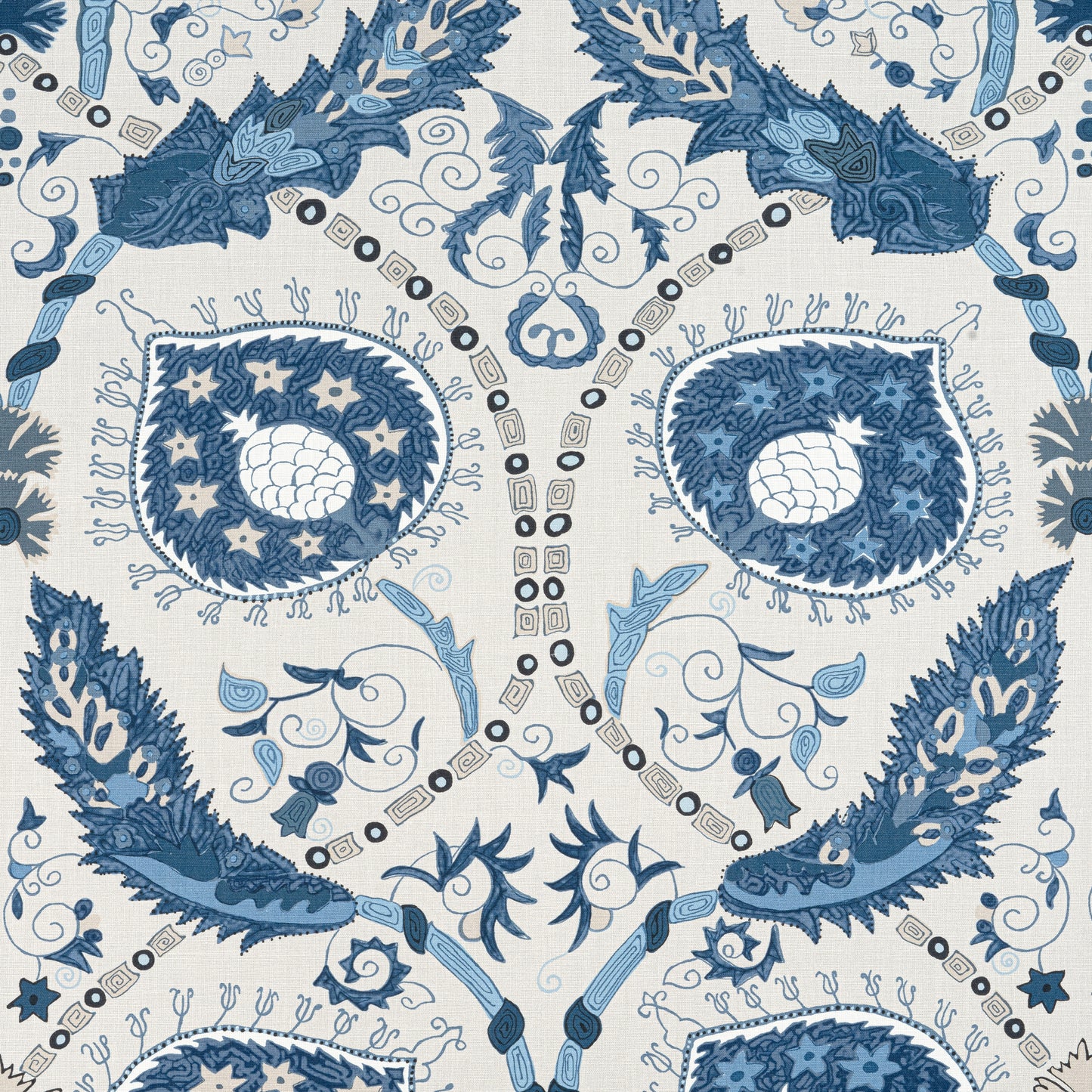 Buy samples of F913218 Lewis Printed Mesa Thibaut Fabrics