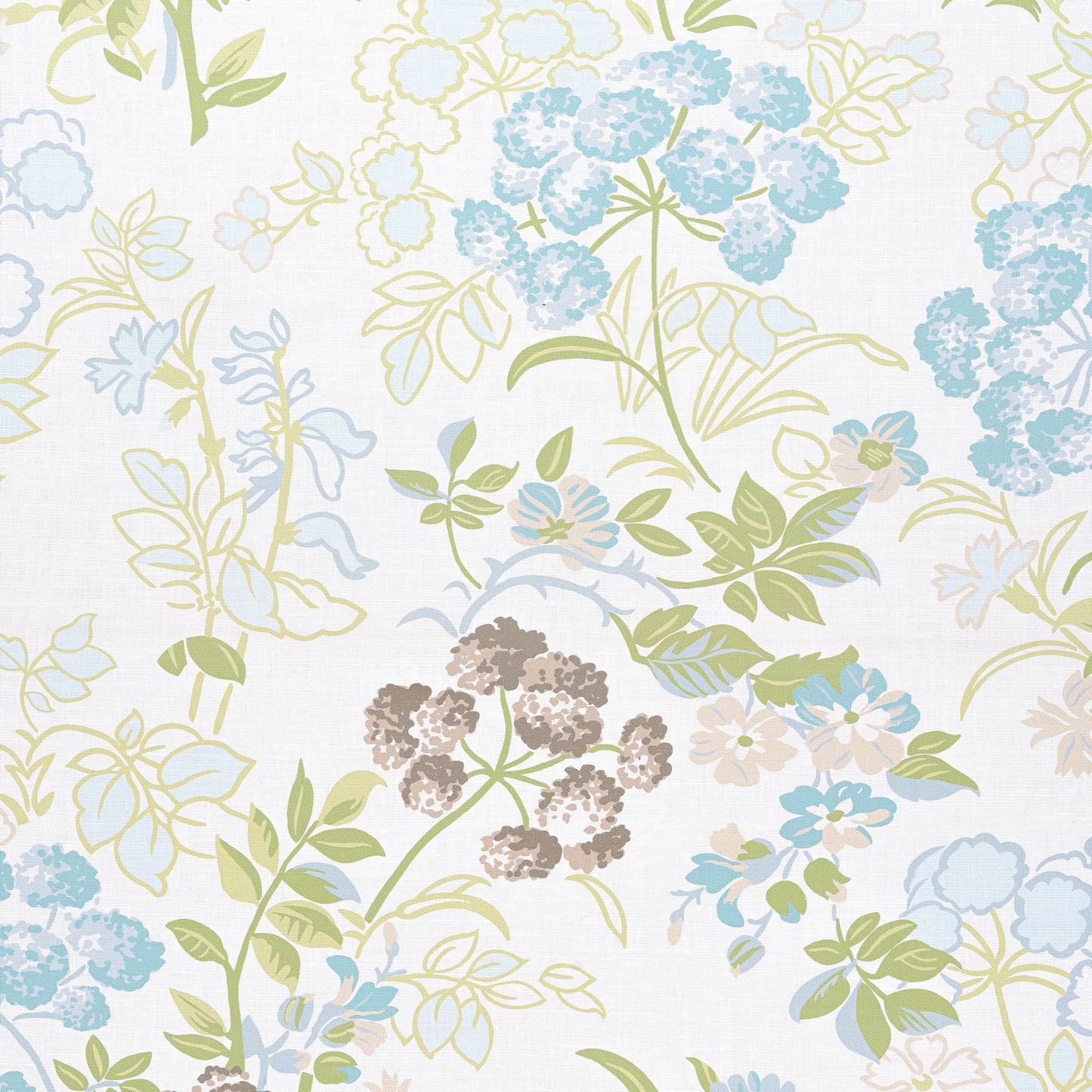 Buy samples of F914339 Spring Garden Printed Canopy Thibaut Fabrics