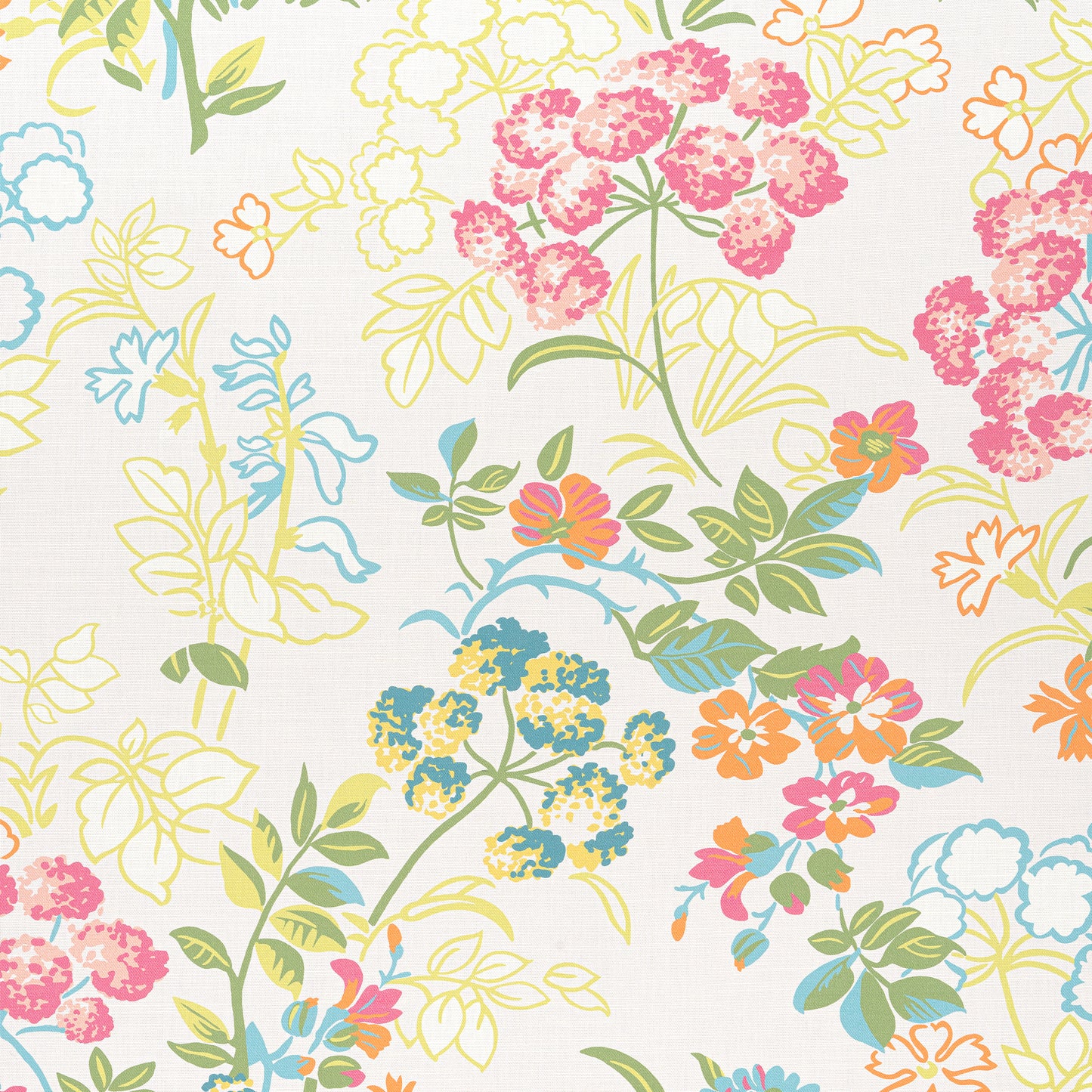 Buy samples of F914340 Spring Garden Printed Canopy Thibaut Fabrics