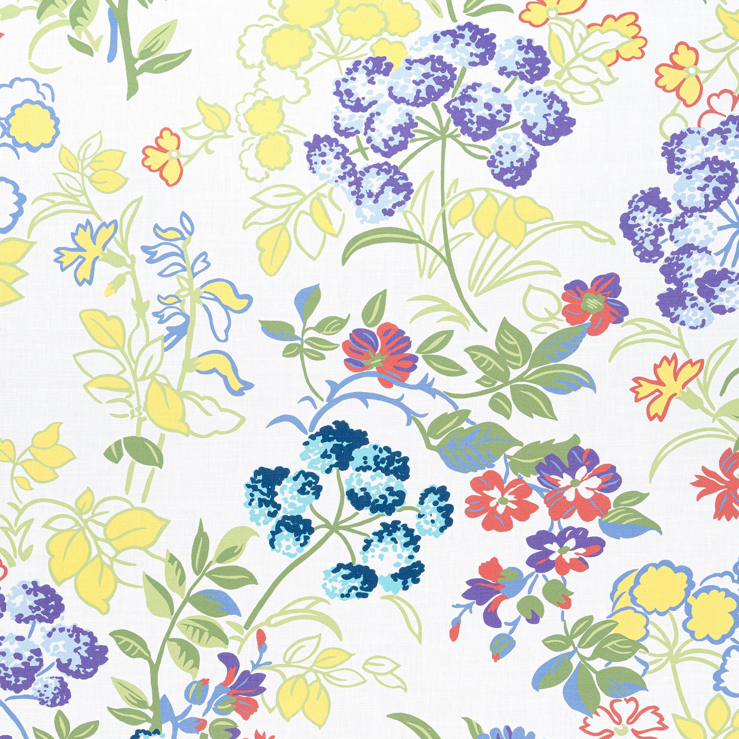 Buy samples of F914341 Spring Garden Printed Canopy Thibaut Fabrics