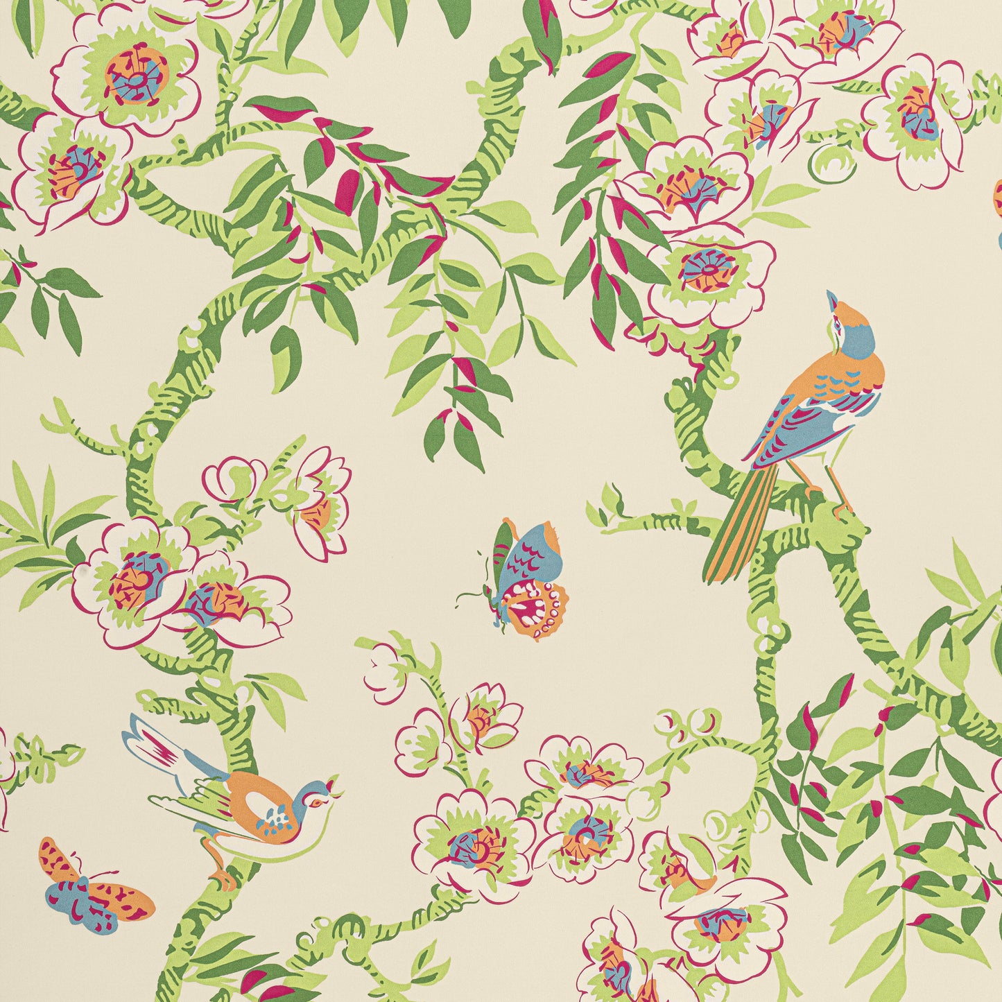 Purchase Thibaut Fabric Item# F920847 pattern name Yukio color Cream